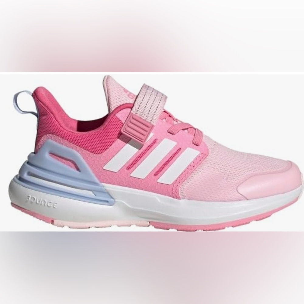 NIB New Adidas Rapidasport Bounce Elastic Lace Top Strap Shoes Running